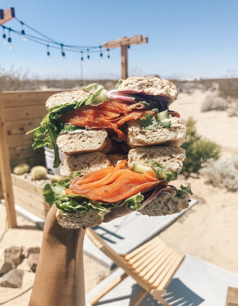 Bagel sandwich - Joshua Tree